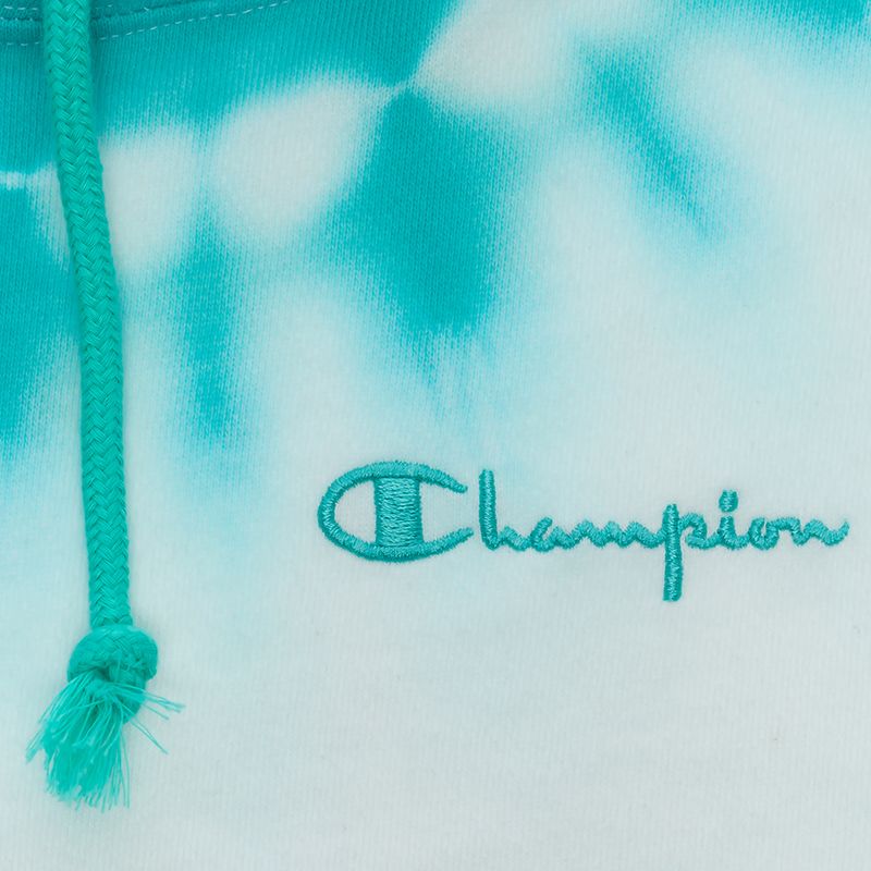 Champion sweater teal clearance letra